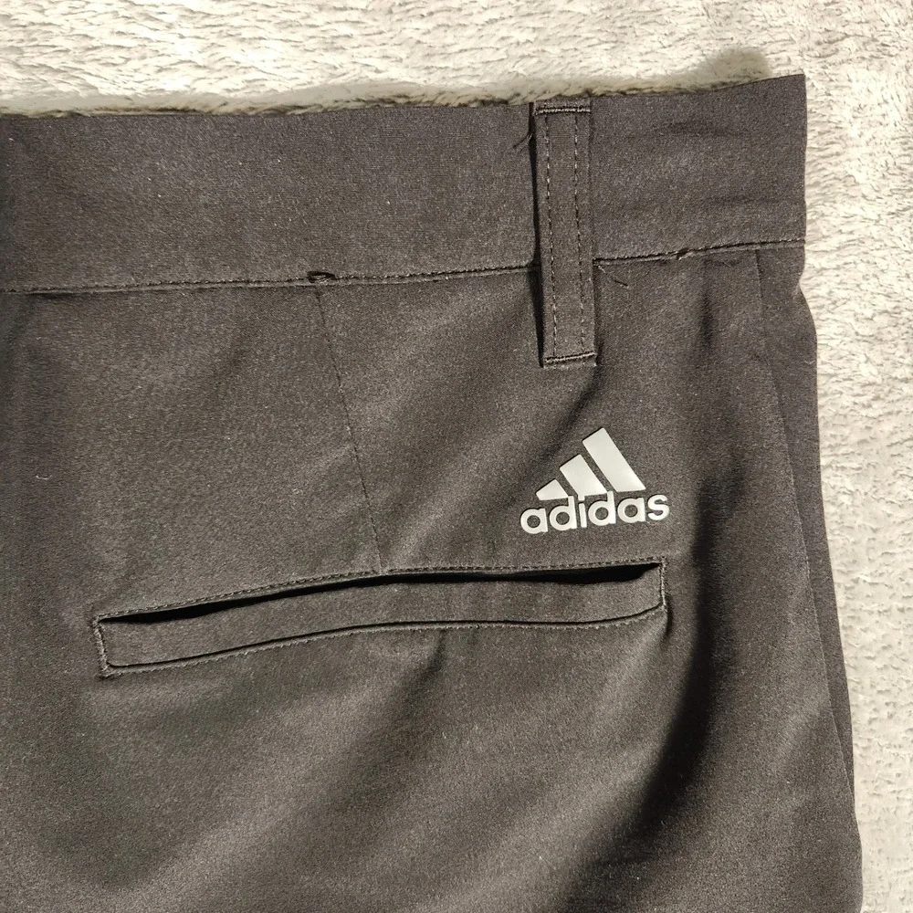 Adidas Golf‎ Shorts Mens 28 Gray Primegreen Charcoal Flat Front Performance